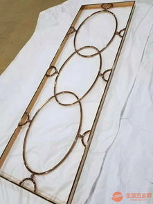 不锈钢镜面玫瑰金屏风 厨房与家居的定制艺术